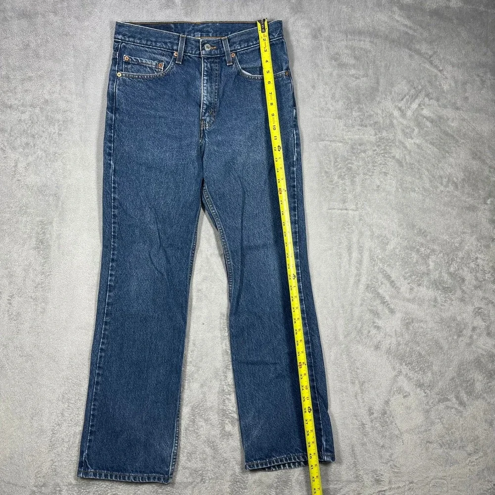 90's Levi's 517 Boot Cut Jeans Mens 32x32 Blue Medium Wash Denim 0216 Vintage